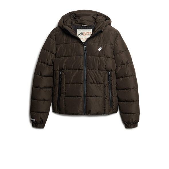 SUPERDRY HOODED SPIRIT SPORTS PUFFER ΜΠΟΥΦΑΝ ΓΥΝΑΙΚEIO W5011630A-8PZ