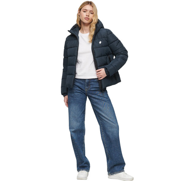 SUPERDRY HOODED SPIRIT SPORTS PUFFER ΜΠΟΥΦΑΝ ΓΥΝΑΙΚEIO W5011630A-JKE