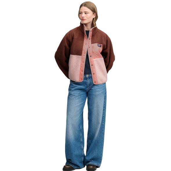 SUPERDRY COLOUR BLOCK FLEECE ΖΑΚΕΤΑ ΓΥΝΑΙΚΕΙΑ W5012074A-2TP