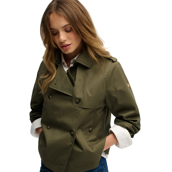 SUPERDRY SHORT TRENCH ΚΑΠΑΡΝΤΙΝΑ ΓΥΝΑΙΚΕΙΑ W5012080A-8MI