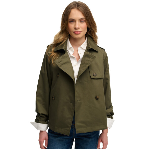SUPERDRY SHORT TRENCH ΚΑΠΑΡΝΤΙΝΑ ΓΥΝΑΙΚΕΙΑ W5012080A-8MI