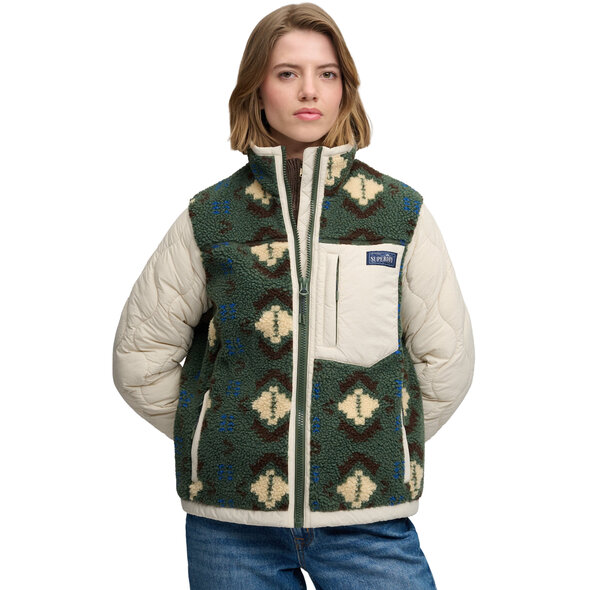 SUPERDRY ONION QUILT FLEECE ΜΠΟΥΦΑΝ ΓΥΝΑΙΚΕΙΟ W5012230A-M1W