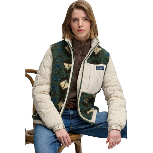 SUPERDRY ONION QUILT FLEECE ΜΠΟΥΦΑΝ ΓΥΝΑΙΚΕΙΟ W5012230A-M1W