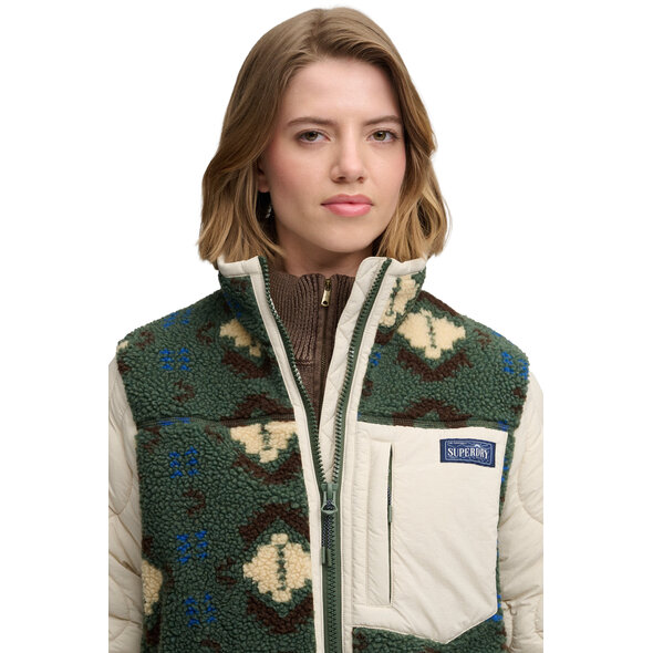 SUPERDRY ONION QUILT FLEECE ΜΠΟΥΦΑΝ ΓΥΝΑΙΚΕΙΟ W5012230A-M1W