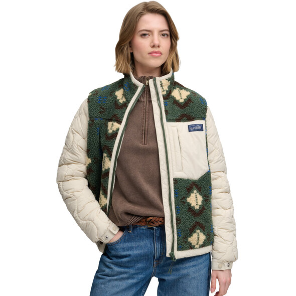 SUPERDRY ONION QUILT FLEECE ΜΠΟΥΦΑΝ ΓΥΝΑΙΚΕΙΟ W5012230A-M1W