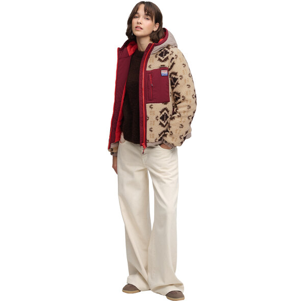 SUPERDRY SHERPA JAQUARD HYBRID ΜΠΟΥΦΑΝ ΓΥΝΑΙΚΕΙΟ W5012231A-M3W
