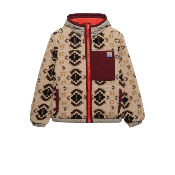SUPERDRY SHERPA JAQUARD HYBRID ΜΠΟΥΦΑΝ ΓΥΝΑΙΚΕΙΟ W5012231A-M3W