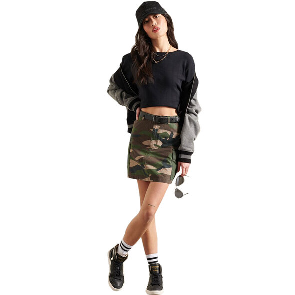 SUPERDRY ΜΠΛΟΥΖΑ ΓΥΝΑΙΚEIA ΜΕ ΚΕΝΤΗΜΑΤΑ ΣΤΑ ΜΑΝΙΚΙΑ W6010814A-02A