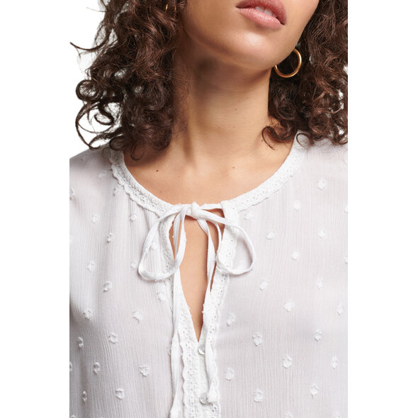 SUPERDRY VINTAGE BRODERIE TOP ΓΥΝΑΙΚEIO W6011280A-01C
