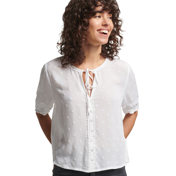 SUPERDRY VINTAGE BRODERIE TOP ΓΥΝΑΙΚEIO W6011280A-01C