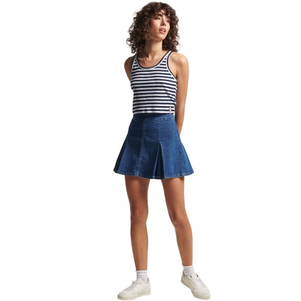 SUPERDRY VINTAGE CROP RIBBED TOP ΓΥΝΑΙΚEIO W6011296A-JKC