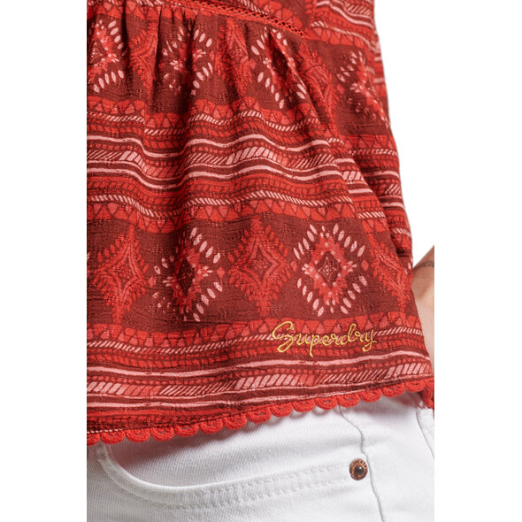 SUPERDRY VINTAGE TIERED CAMI TOP ΓΥΝΑΙΚEIO W6011561A-8RU