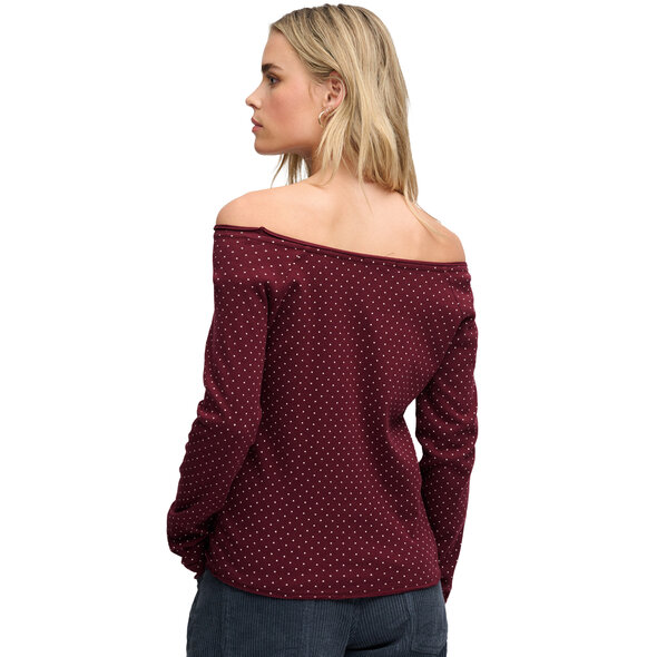 SUPERDRY BARDOT  OFF SHOULDER ΜΠΛΟΥΖΑ ΓΥΝΑΙΚΕΙΑ W6012131A-MWJ