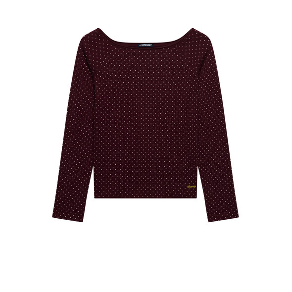 SUPERDRY BARDOT  OFF SHOULDER ΜΠΛΟΥΖΑ ΓΥΝΑΙΚΕΙΑ W6012131A-MWJ