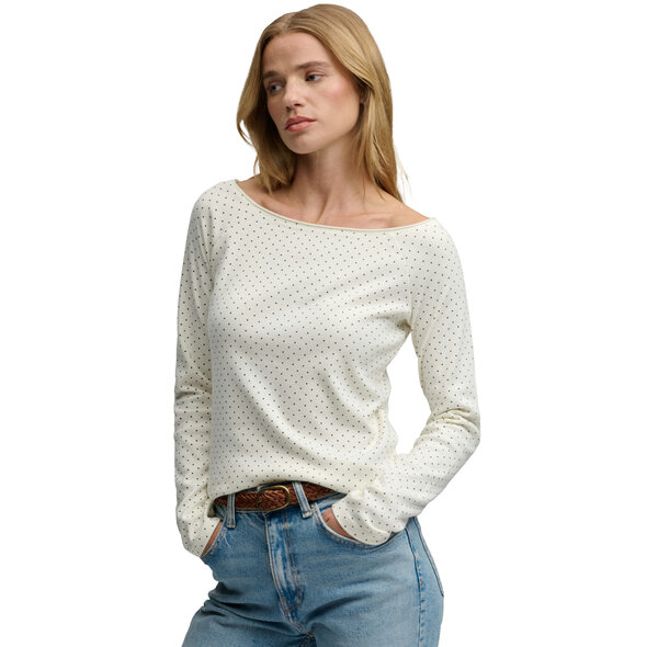 SUPERDRY BARDOT  OFF SHOULDER ΜΠΛΟΥΖΑ ΓΥΝΑΙΚΕΙΑ W6012131A-MYJ