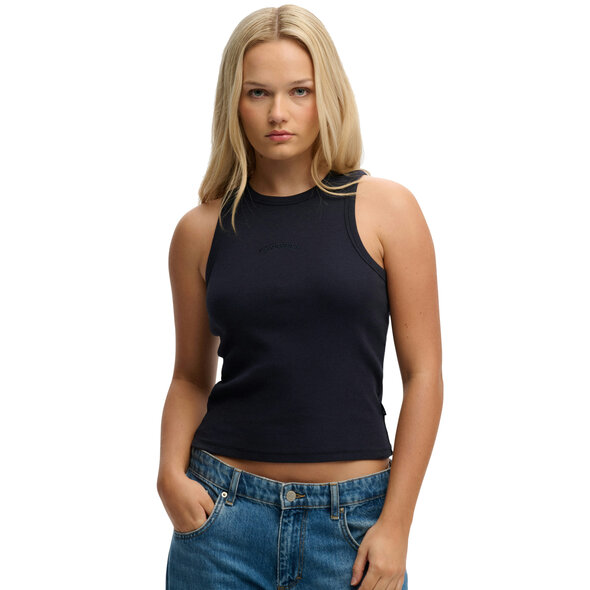 SUPERDRY ESSENTIAL LOGO ΑΜΑΝΙΚΗ ΜΠΛΟΥΖΑ ΓΥΝΑΙΚΕΙΑ W6012171A-98T