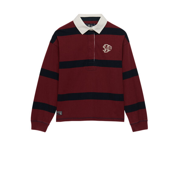 SUPERDRY HERITAGE STRIPE RUGBY POLO ΜΠΛΟΥΖΑ ΓΥΝΑΙΚΕΙΑ W6012212A-K9P