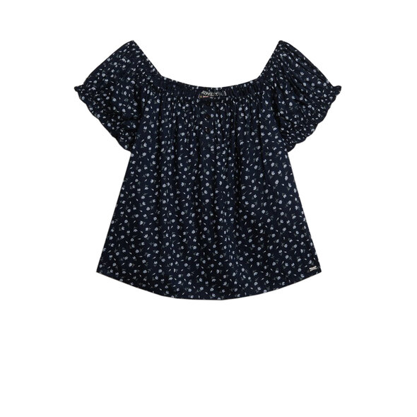SUPERDRY  BUTTON WOVEN TOP ΜΠΛΟΥΖΑ ΓΥΝΑΙΚΕΙΑ W6012219A-L1E