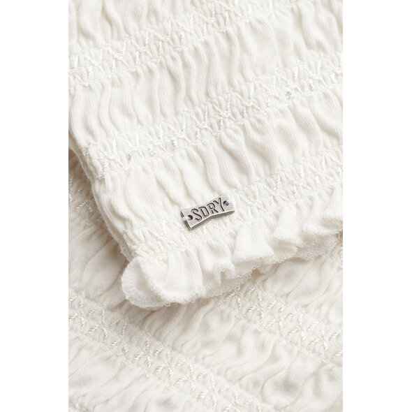 SUPERDRY SMOCKED JERSEY BANDEAU ΜΠΛΟΥΖΑ ΓΥΝΑΙΚΕΙΑ W6012225A-71D