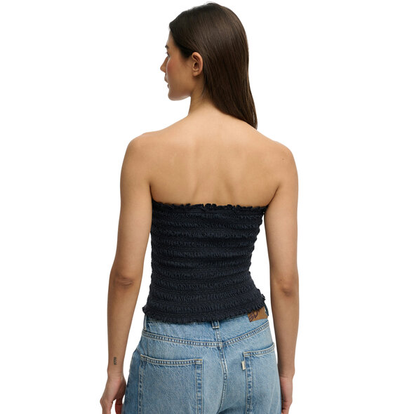 SUPERDRY SMOCKED JERSEY BANDEAU ΜΠΛΟΥΖΑ ΓΥΝΑΙΚΕΙΑ W6012225A-98T