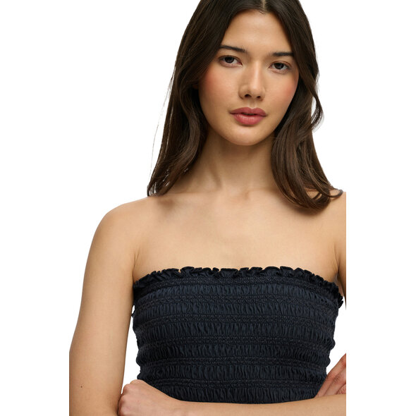 SUPERDRY SMOCKED JERSEY BANDEAU ΜΠΛΟΥΖΑ ΓΥΝΑΙΚΕΙΑ W6012225A-98T