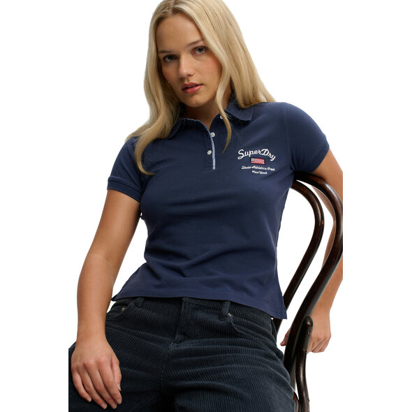 SUPERDRY ATH ESS GRAPHIC POLO ΜΠΛΟΥΖΑ ΓΥΝΑΙΚΕΙΑ W6012239A-JUA
