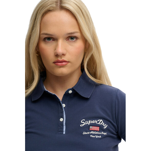 SUPERDRY ATH ESS GRAPHIC POLO ΜΠΛΟΥΖΑ ΓΥΝΑΙΚΕΙΑ W6012239A-JUA