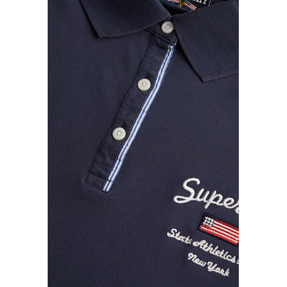 SUPERDRY ATH ESS GRAPHIC POLO ΜΠΛΟΥΖΑ ΓΥΝΑΙΚΕΙΑ W6012239A-JUA