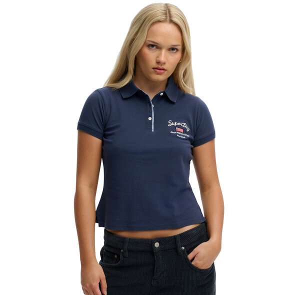 SUPERDRY ATH ESS GRAPHIC POLO ΜΠΛΟΥΖΑ ΓΥΝΑΙΚΕΙΑ W6012239A-JUA