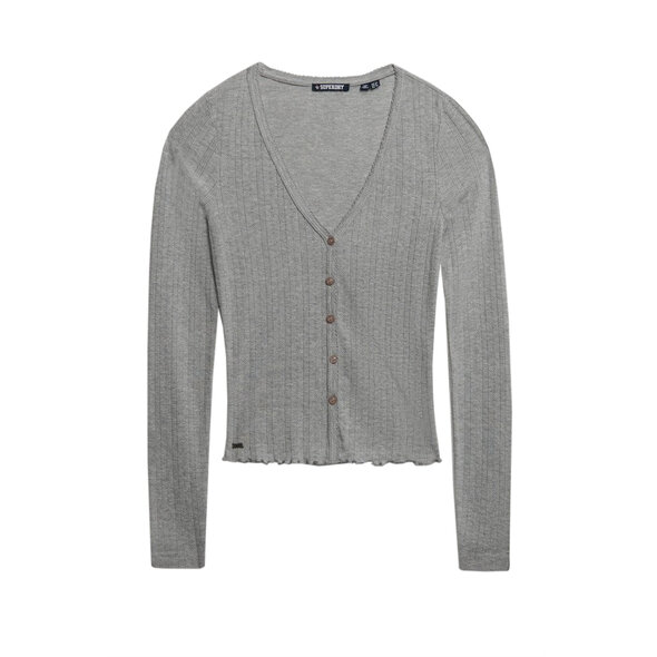 SUPERDRY ESS POINTELLE ΠΛΕΚΤΗ ΖΑΚΕΤΑ ΓΥΝΑΙΚΕΙΑ W6012246A-07Q