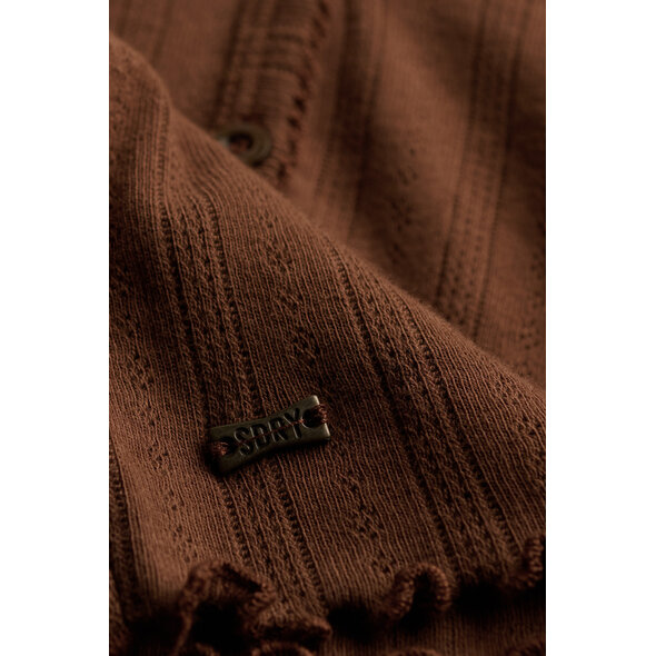 SUPERDRY ESS POINTELLE ΠΛΕΚΤΗ ΖΑΚΕΤΑ ΓΥΝΑΙΚΕΙΑ W6012246A-8TP