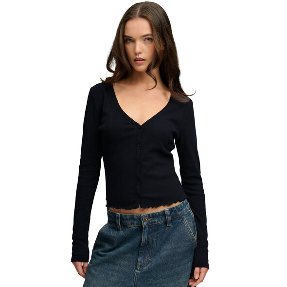 SUPERDRY ESS POINTELLE ΠΛΕΚΤΗ ΖΑΚΕΤΑ ΓΥΝΑΙΚΕΙΑ W6012246A-98T