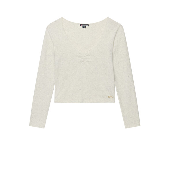 SUPERDRY ESS GATHERED ΜΠΛΟΥΖΑ ΓΥΝΑΙΚΕΙΑ W6012267A-QTN