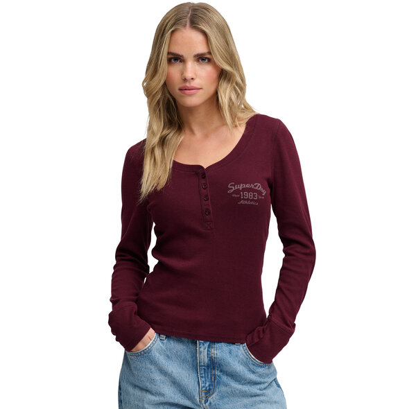 SUPERDRY ATHLETIC BUTTON DOWN ΜΠΛΟΥΖΑ ΓΥΝΑΙΚΕΙΑ W6012281A-1KD