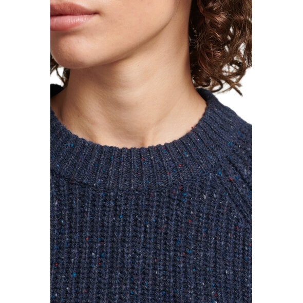 SUPERDRY TWEED RIB ΠΛΕΚΤΟ ΓΥΝΑΙΚEIO W6110342A-6AV