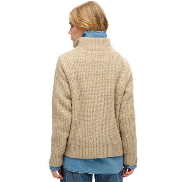 SUPERDRY ESSENTIAL HALF ZIP ΠΛΕΚΤΟ ΓΥΝΑΙΚΕΙΟ W6110554A-B8M