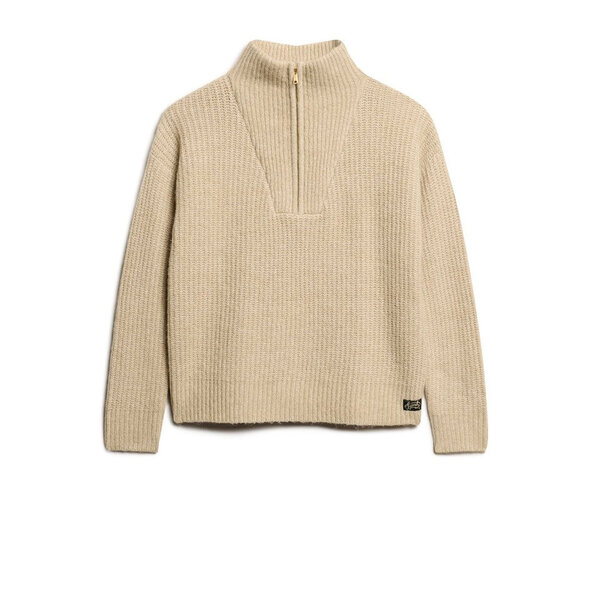 SUPERDRY ESSENTIAL HALF ZIP ΠΛΕΚΤΟ ΓΥΝΑΙΚΕΙΟ W6110554A-B8M