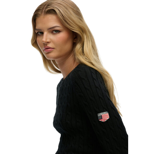 SUPERDRY SLOUCHY CABLE ΠΛΕΚΤΟ ΓΥΝΑΙΚΕΙΟ W6110610A-02A