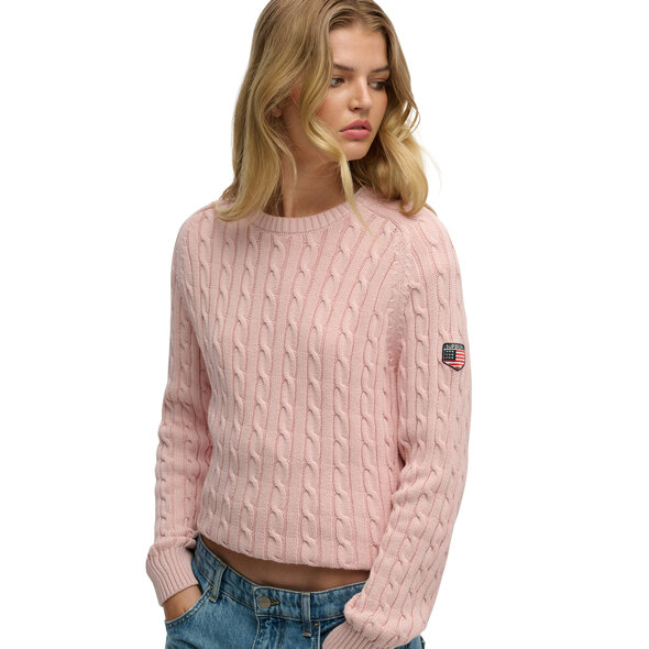 SUPERDRY SLOUCHY CABLE ΠΛΕΚΤΟ ΓΥΝΑΙΚΕΙΟ W6110610A-11R