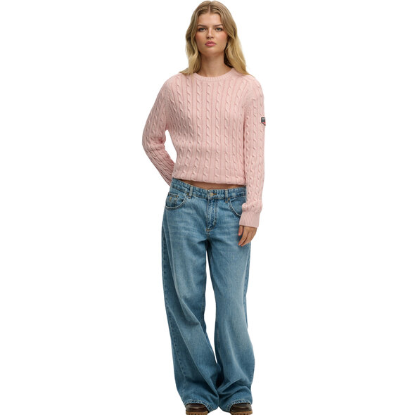 SUPERDRY SLOUCHY CABLE ΠΛΕΚΤΟ ΓΥΝΑΙΚΕΙΟ W6110610A-11R