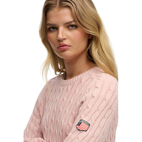SUPERDRY SLOUCHY CABLE ΠΛΕΚΤΟ ΓΥΝΑΙΚΕΙΟ W6110610A-11R