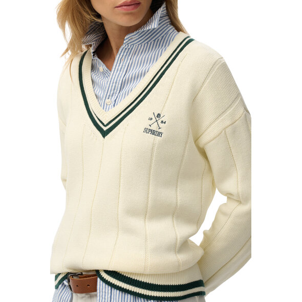 SUPERDRY CRICKET CLUB  ΠΛΕΚΤΟ ΓΥΝΑΙΚΕΙΟ W6110652A-71D