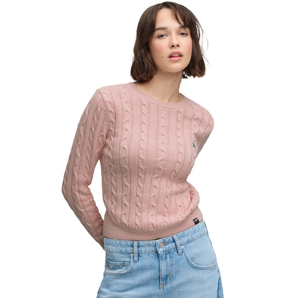 SUPERDRY ESSENTIALS ΠΛΕΚΤΟ ΓΥΝΑΙΚΕΙΟ W6110801A-11R