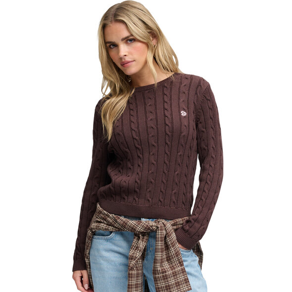 SUPERDRY ESSENTIALS ΠΛΕΚΤΟ ΓΥΝΑΙΚΕΙΟ W6110801A-8TP