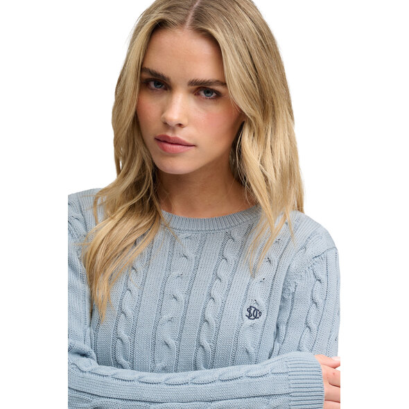 SUPERDRY ESSENTIALS ΠΛΕΚΤΟ ΓΥΝΑΙΚΕΙΟ W6110801A-TEB