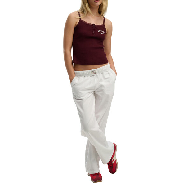 SUPERDRY COTTON LINEN ΠΑΝΤΕΛΟΝΙ ΓΥΝΑΙΚΕΙΟ W7011288A-01C