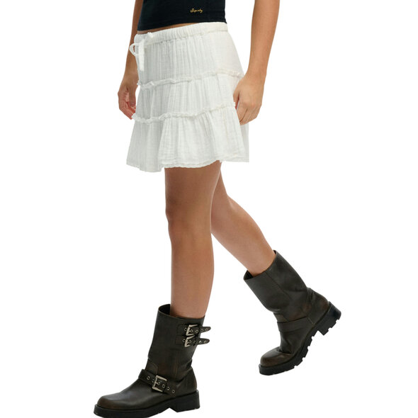 SUPERDRY CHEESECLOTH TIERED MINI ΦΟΥΣΤΑ ΓΥΝΑΙΚΕΙΑ W7210424A-71D