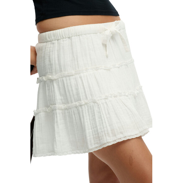 SUPERDRY CHEESECLOTH TIERED MINI ΦΟΥΣΤΑ ΓΥΝΑΙΚΕΙΑ W7210424A-71D