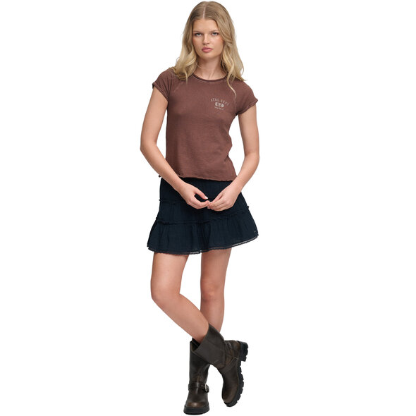 SUPERDRY CHEESECLOTH TIERED MINI ΦΟΥΣΤΑ ΓΥΝΑΙΚΕΙΑ W7210424A-98T