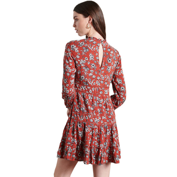 SUPERDRY 'RICHELLE' FLORAL ΦΟΡΕΜΑ ΓΥΝΑΙΚEIO W8010368A-4QY